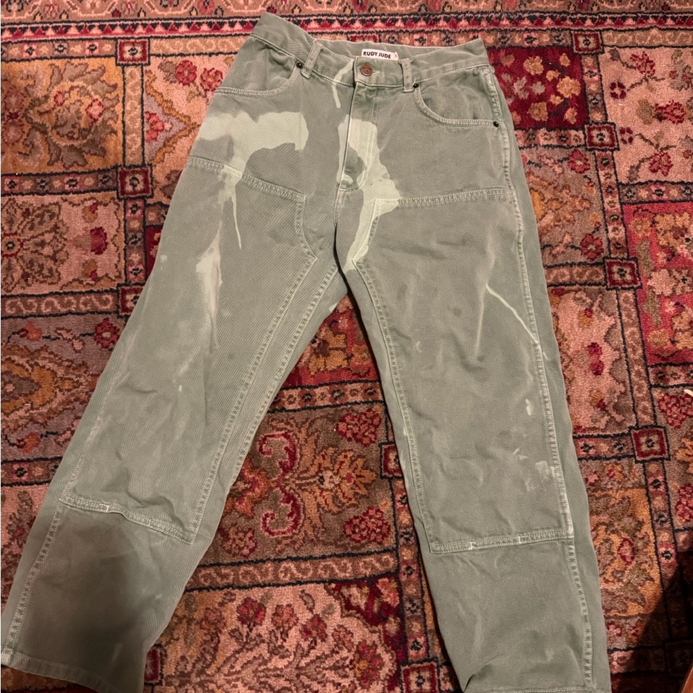 Rudy Jude Green Bean Utility Jeans - Size 2